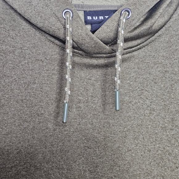 Burton Oak pullover hoodie green camo thumb holes Women's size Medium - Picture 6 of 8